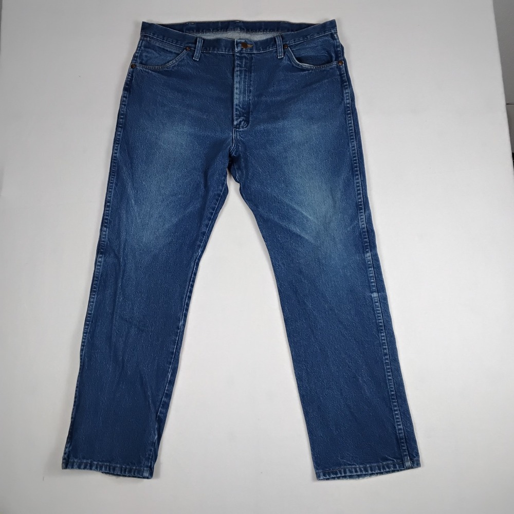 Wrangler 13MWZP Cowboy Cut Jeans Blue Mens 38x30 Mid Rise Denim 010933